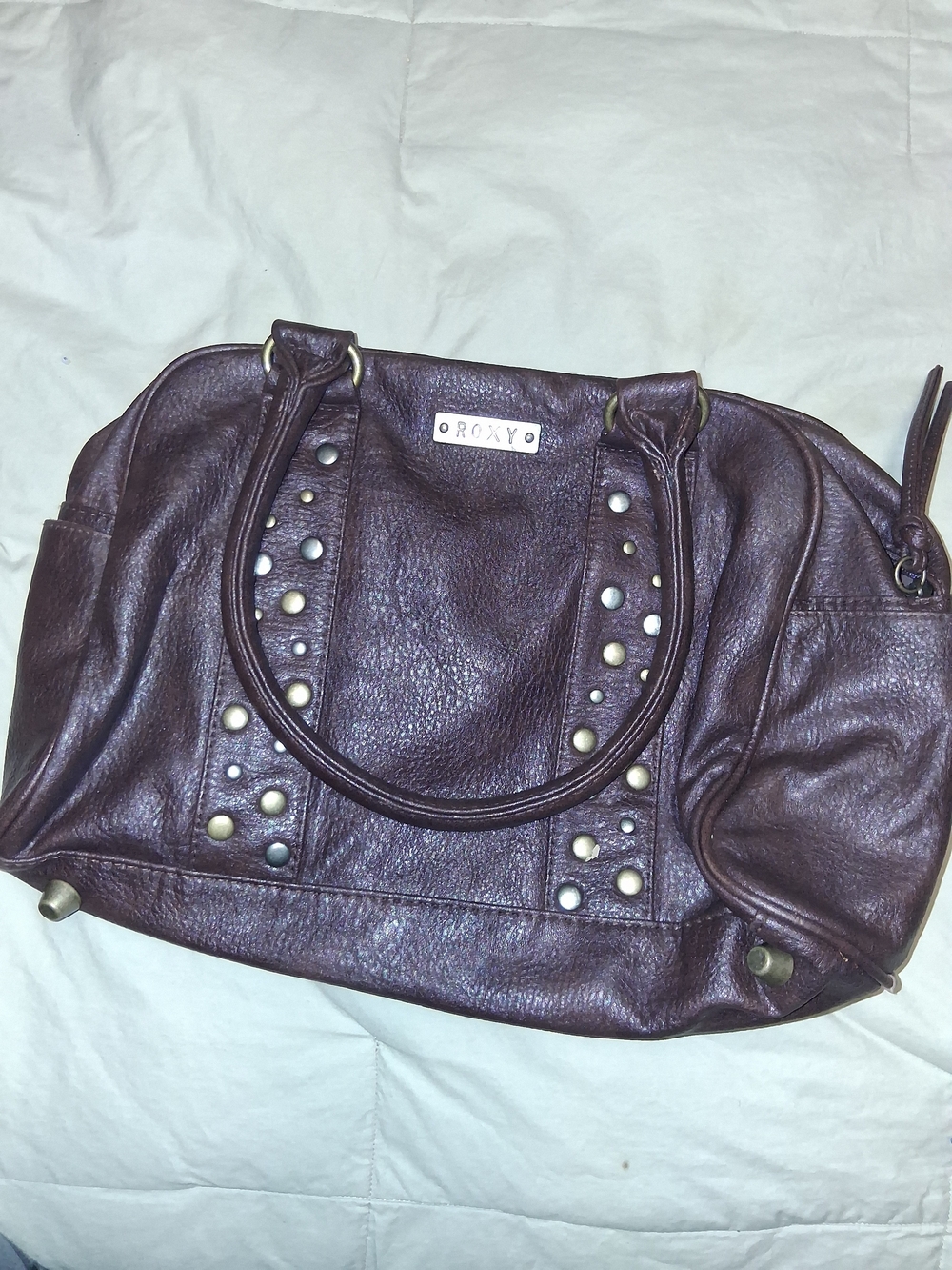 Roxy Leather Studded Purse